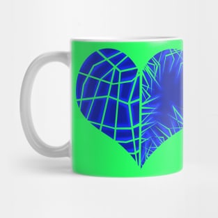 Royal Blue - Broken Heart Mug